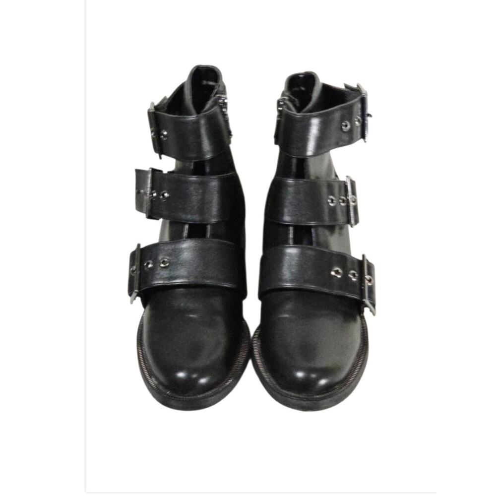 Blondo Camila Waterproof Leather Booties – Side Zip, Block Heel – Women’s 8